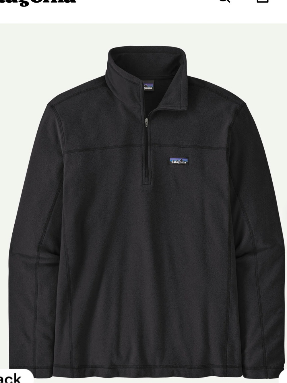 Patagonia Micro Fleece 1/4 Zip Pullover. Hiking. Camping. Outdoor. Gorpcore. XL
